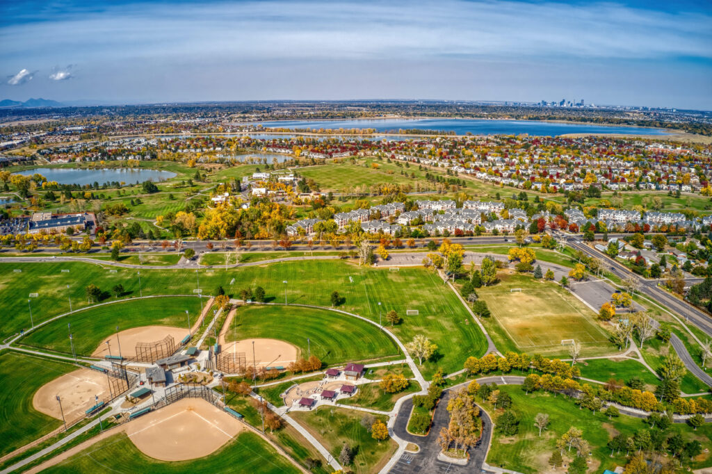 Image of Airdrie from above